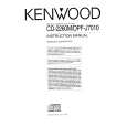 KENWOOD DPFJ7010 Owner's Manual cover photo