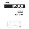 TEAC DV-L800 Owner's Manual cover photo