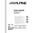 ALPINE DVA5205P Owner's Manual cover photo