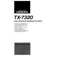 ONKYO TX-7320 Owner's Manual cover photo