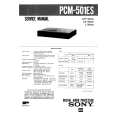 SONY PCM501ES Service Manual cover photo