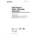 SONY SLV-D201P Owner's Manual cover photo