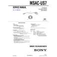 SONY MSACUS7 Service Manual cover photo