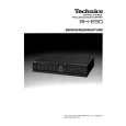 TECHNICS SHE50 Owner's Manual cover photo