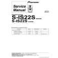 PIONEER S-IS22S/XIN/EW Service Manual cover photo