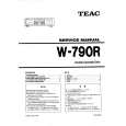 TEAC W-790R Service Manual cover photo