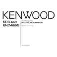 KENWOOD KRC-669 Owner's Manual cover photo