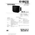 SONY KVM1421D Service Manual cover photo