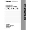 PIONEER CB-A802/XJ/WL5 Owner's Manual cover photo