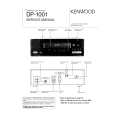 KENWOOD DP-1001 Service Manual cover photo