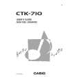 CASIO CTK710 Owner's Manual cover photo