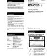 SONY ICF-C120 Owner's Manual cover photo