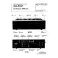 KENWOOD KA892 Service Manual cover photo