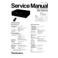 TECHNICS SV-DA10 Service Manual cover photo