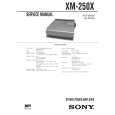 SONY XM250X Service Manual cover photo