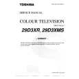 TOSHIBA 29D3XR,XMS Service Manual cover photo