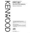 KENWOOD DPC351 Owner's Manual cover photo