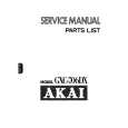 AKAI GXC-706DX Service Manual cover photo