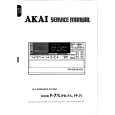 AKAI F7/L Service Manual cover photo