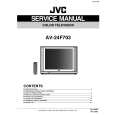JVC AV24F703 Service Manual cover photo