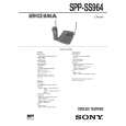 SONY SPPSS964 Service Manual cover photo