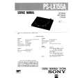 SONY PSLX155A Service Manual cover photo