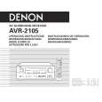 DENON AVR-2105 Owner's Manual cover photo