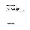 ONKYO TX88 Owner's Manual cover photo