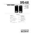 SONY SRS-A50 Service Manual cover photo