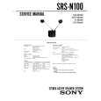 SONY SRS-N100 Service Manual cover photo