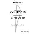 PIONEER XV-HTD510/KUXJ Owner's Manual cover photo