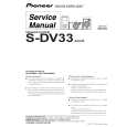 PIONEER S-DV33/XJC/E Service Manual cover photo