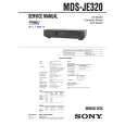 SONY MDSJE320 Service Manual cover photo