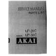 AKAI AP-207 Service Manual cover photo