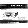 PIONEER KEX-20/US Owner's Manual cover photo