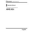 PIONEER AVIC-X3-2/XU/EW5 Owner's Manual cover photo