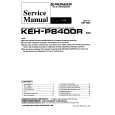 PIONEER KEH-P8400R EW Service Manual cover photo