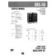 SONY SRS50 Service Manual cover photo