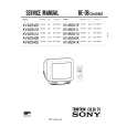 SONY KV25T1D/K Service Manual cover photo