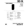 SONY SRS58 Service Manual cover photo