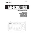 TEAC AGH300MKII Owner's Manual cover photo