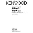 KENWOOD MDX-01 Owner's Manual cover photo
