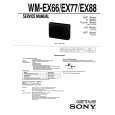 SONY WMEX66 Service Manual cover photo