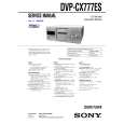 SONY DVPCX777ES Service Manual cover photo