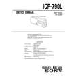 SONY ICF-790L Service Manual cover photo
