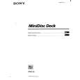 SONY MDS-E3 Owner's Manual cover photo