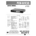 SONY PCM601ESD Service Manual cover photo