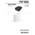 SONY PVPMSH Service Manual cover photo