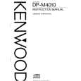 KENWOOD DP-M4010 Owner's Manual cover photo