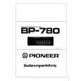 PIONEER BP-780 Owner's Manual cover photo